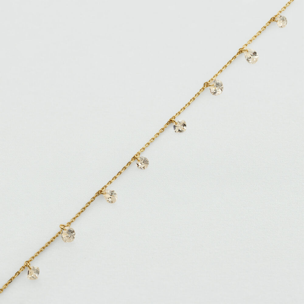 Pulsera de cadena PETILLE - Cristal / Dorado - Pulsera de cadena  | Agatha
