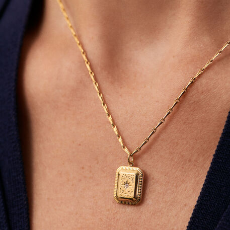 Collar corto GOLDEN - Cristal / Dorado - Collares  | Agatha