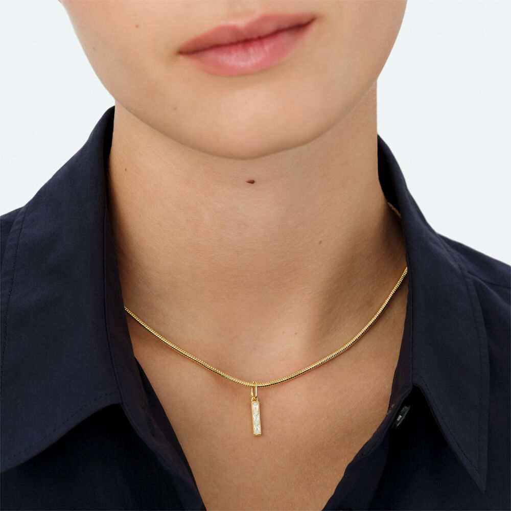 Colgante LUCKY - Cristal / Dorado - Joyas  | Agatha