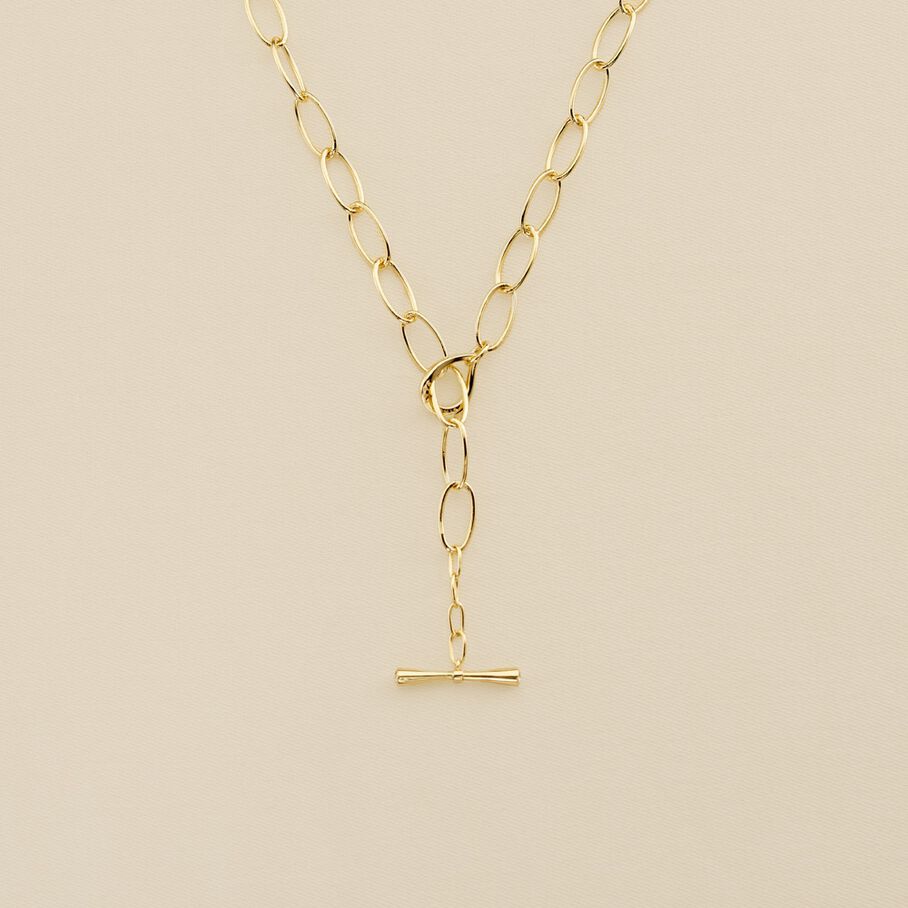 Collar largo CHAIN - Dorado - Collares  | Agatha