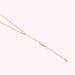 Collar midi PIRAMIDE - Cristal / Oro - Collares  | Agatha