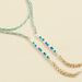 Collar largo ADICTION - Azul / Oro - Collares  | Agatha