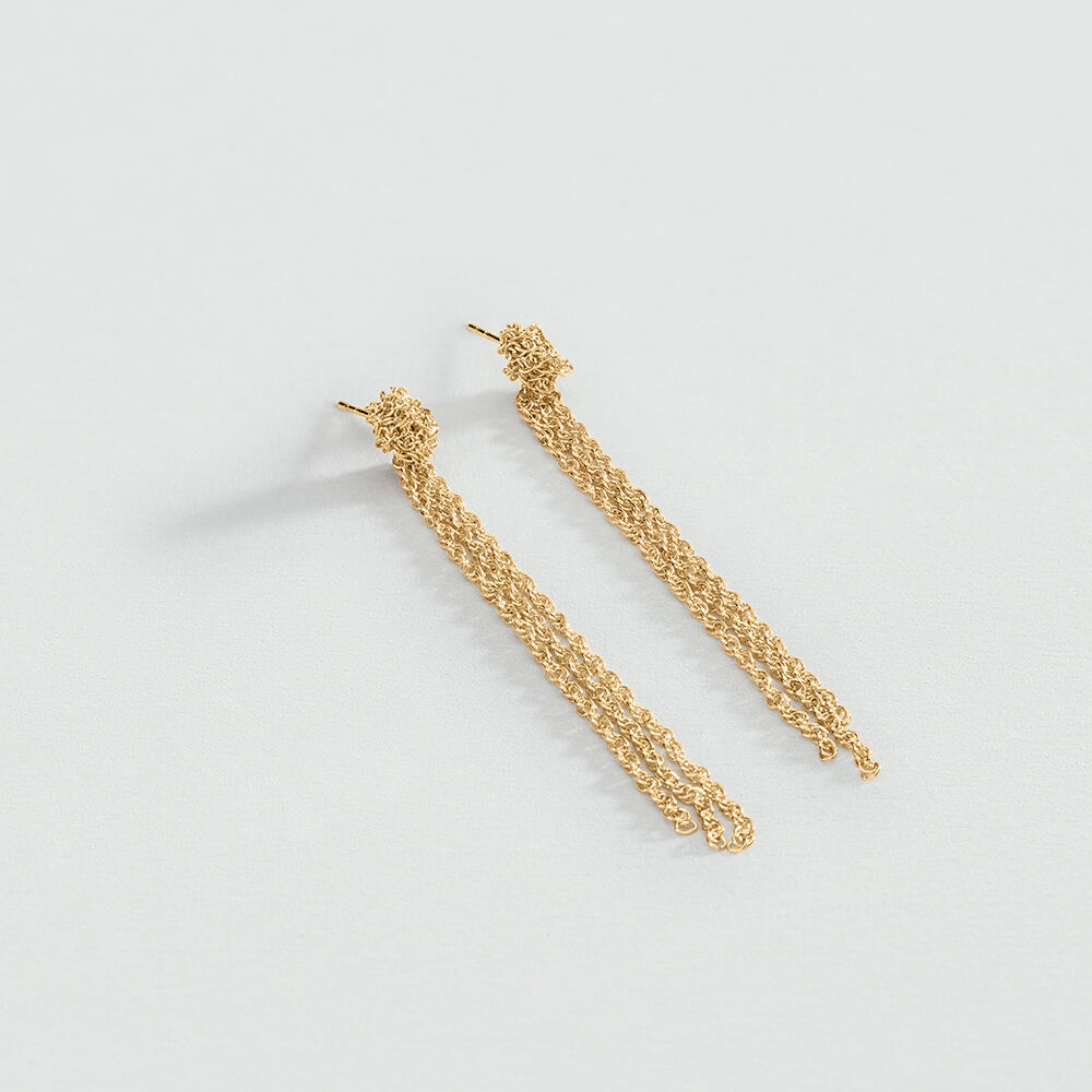 Pendientes largos SOLFERINO - Dorado - Pendientes largos  | Agatha