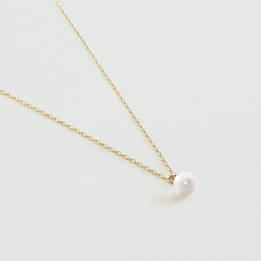 Collar corto PERLYS - Perla / Oro - Collar corto  | Agatha