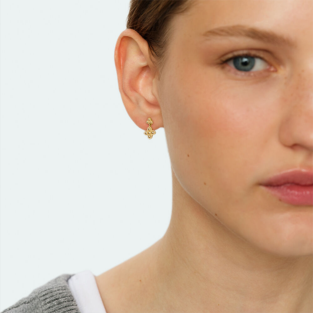Pendientes largos BELOVED - Dorado - Pendientes largos  | Agatha