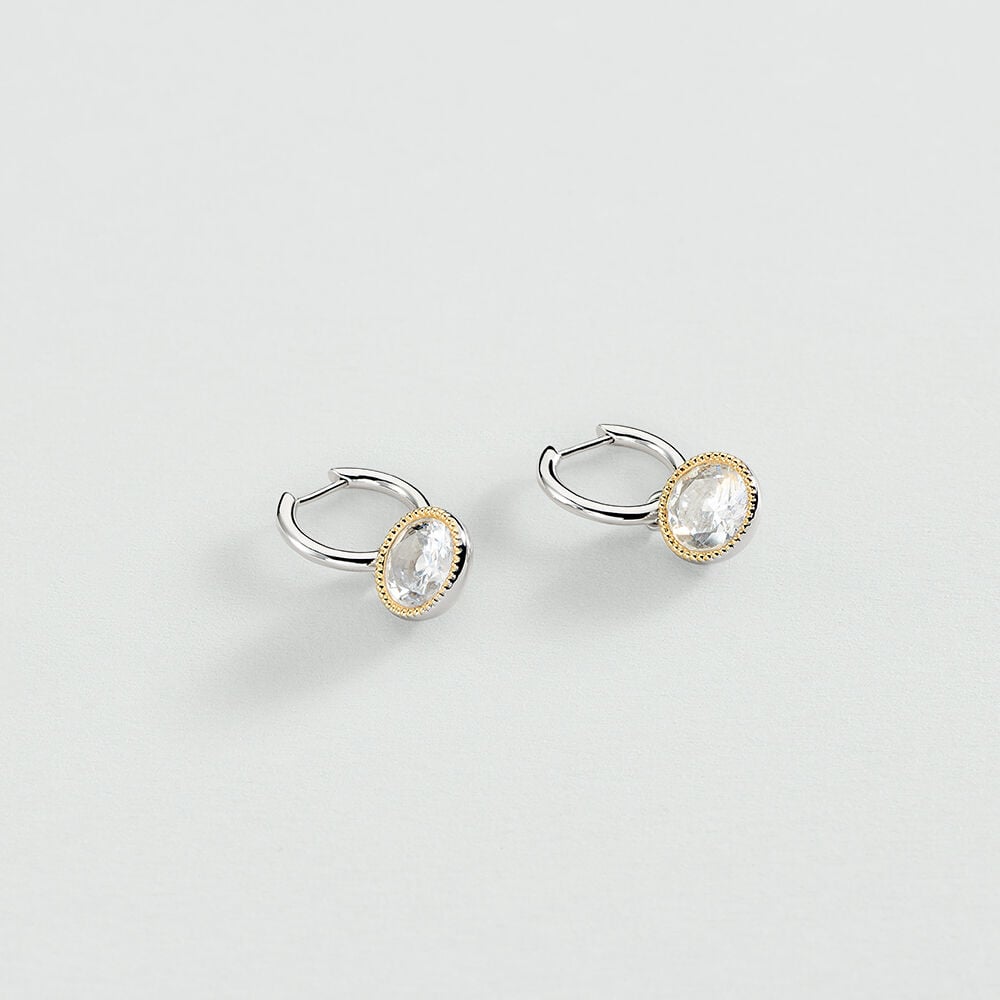 Criollas EAR3BE - Cristal / Plateado - Criollas  | Agatha