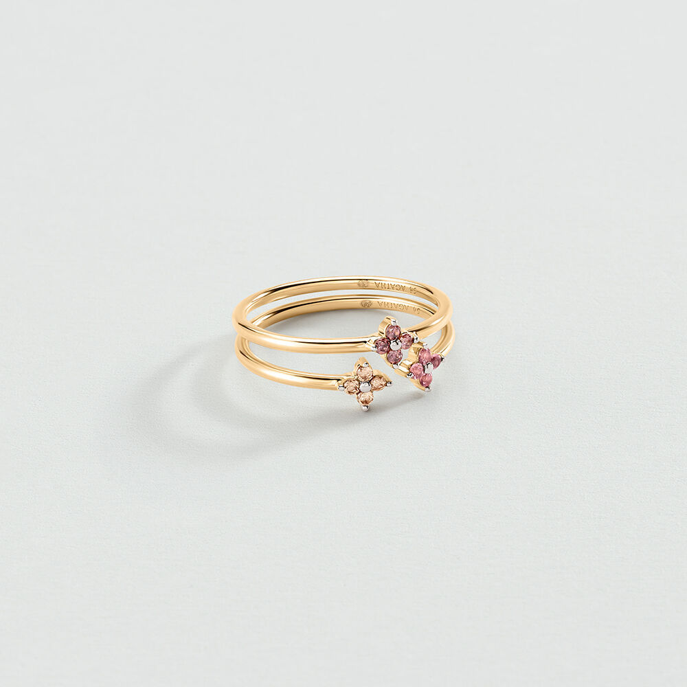 Anillo fino BELOVED - Rosa / Oro - Anillos  | Agatha