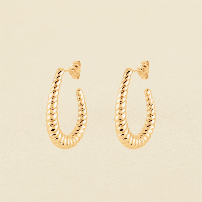 Criollas HARMONIE - Dorado - Pendientes  | Agatha