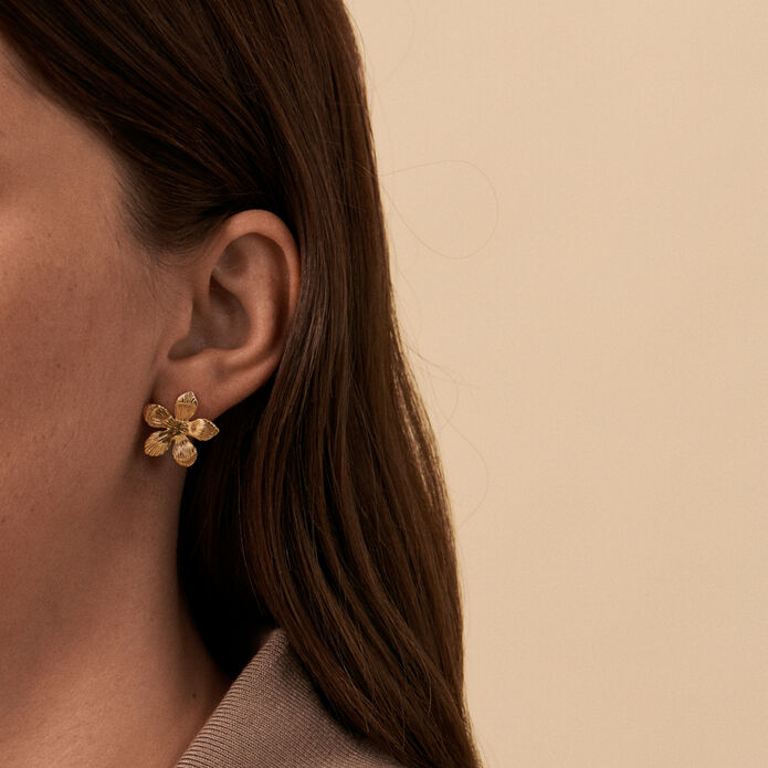 Pendientes cortos GOLDEN - Dorado - Pendientes  | Agatha