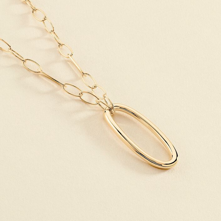Collar largo CHAIN - Dorado - Collares  | Agatha
