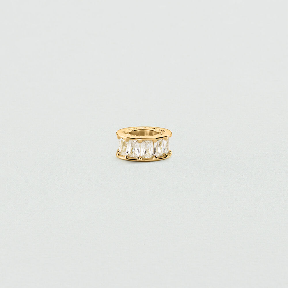 Colgante LUCKY - Cristal / Dorado - Joyas  | Agatha
