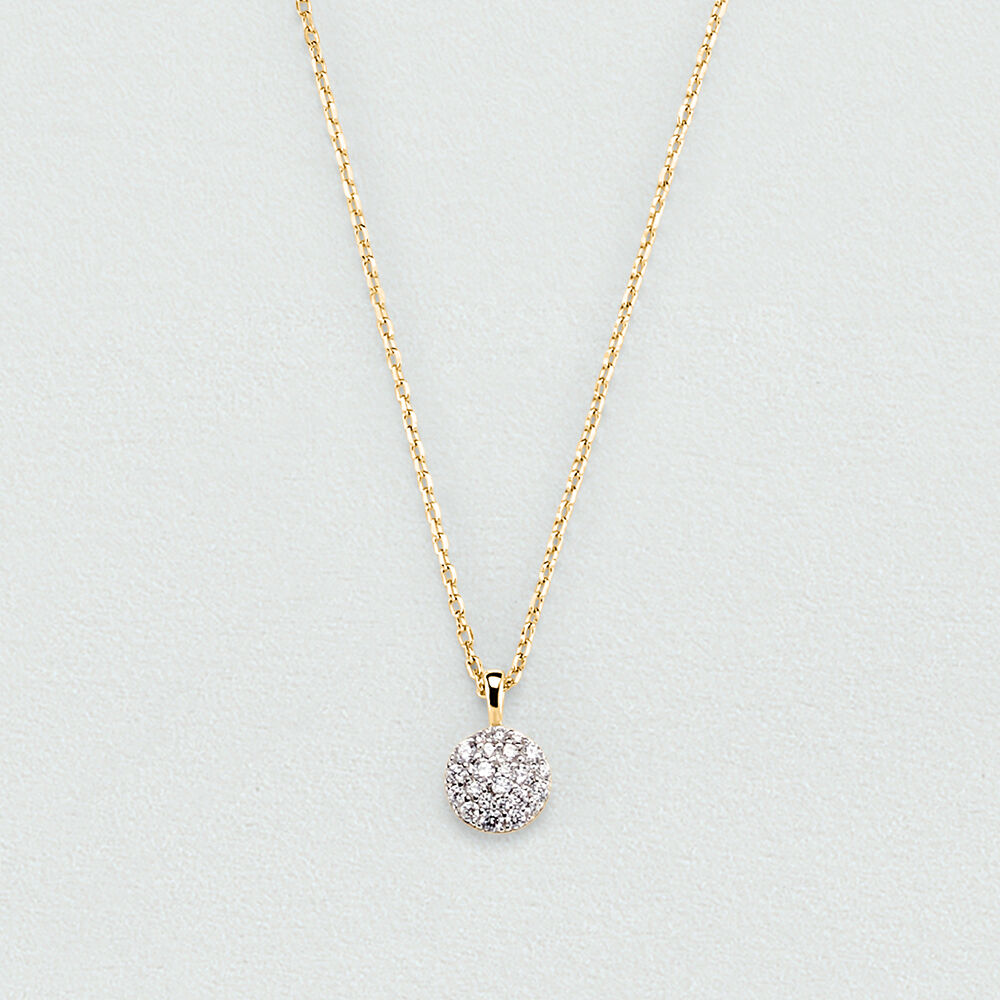 Collar corto CRYSTAL - Cristal / Dorado - Collar corto  | Agatha