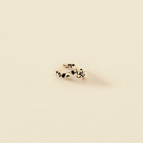 Piercing criolla LEOPARD - Negro / Oro - Piercings  | Agatha