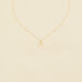 Collar corto LETTRE A - Cristal / Oro - Collares  | Agatha