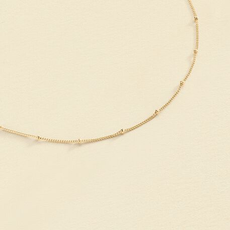 Cadena BALLSHOT - Dorado - Collares  | Agatha