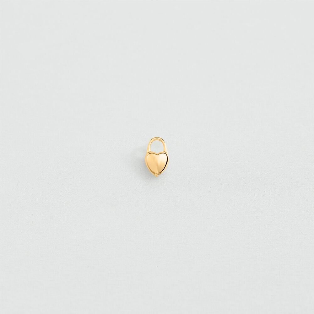 Colgante CORAZ&Oacute;N PAV&Eacute; - Cristal / Dorado - Joyas  | Agatha