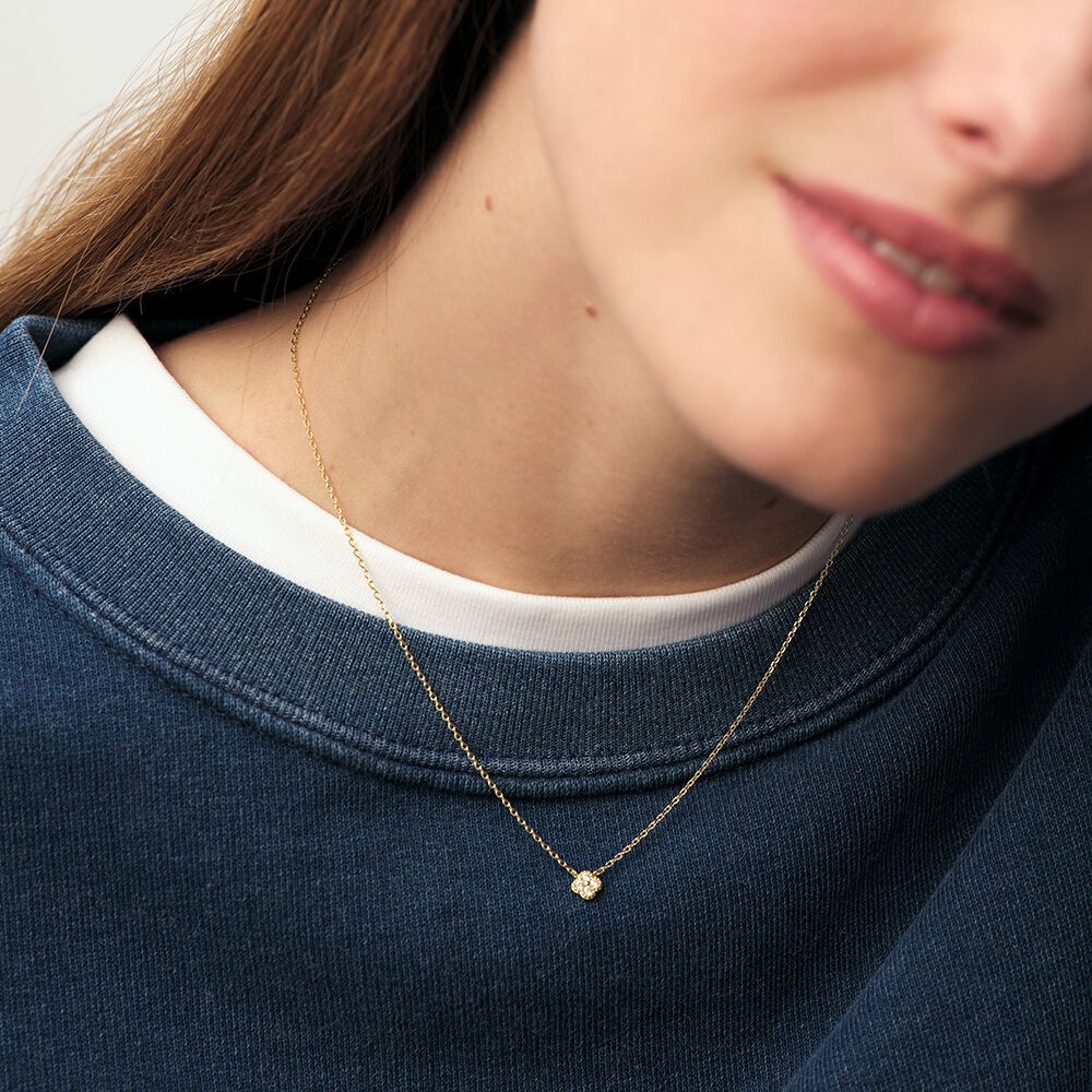 Collar corto BELOVED - Cristal / Dorado - Collar corto  | Agatha