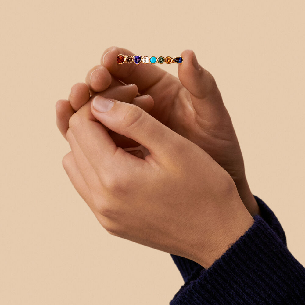 Broche CANDY - Multicolor / Oro - Accesorios joyas  | Agatha