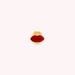 Piercing mini LIPS - Rojo / Oro