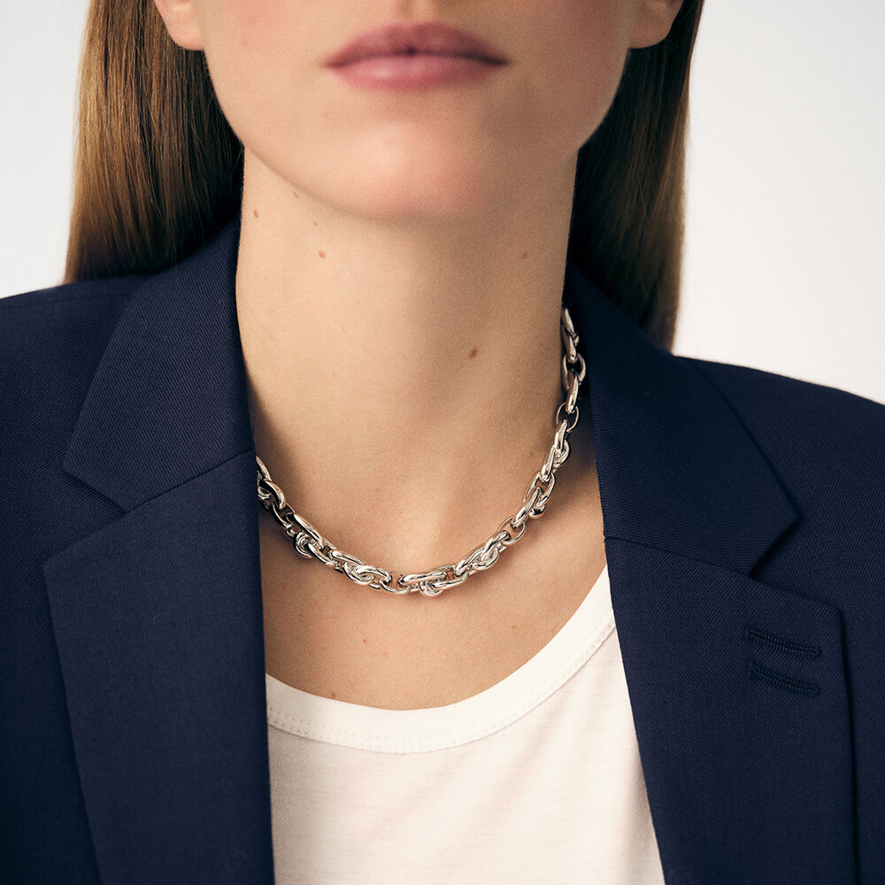 Collar corto LOULOU - Plateado - Collar corto  | Agatha