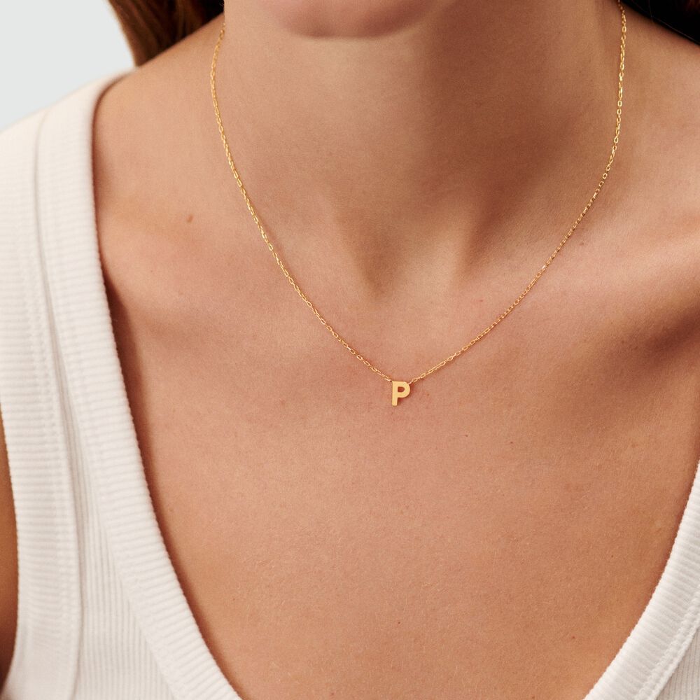 Collar corto ABC - Dorado - Collar corto  | Agatha