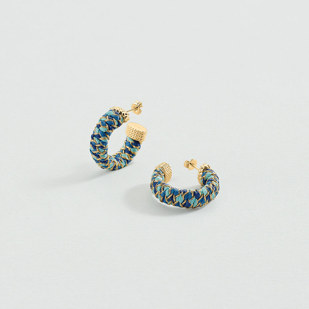Criollas RAFIA - Azul / Oro - Criollas  | Agatha