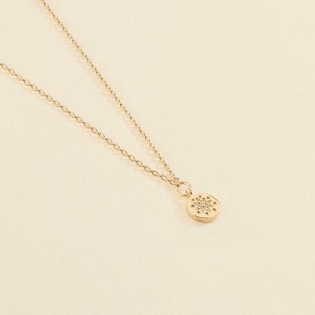 Collar corto GOLDEN - Cristal / Dorado - Collares  | Agatha