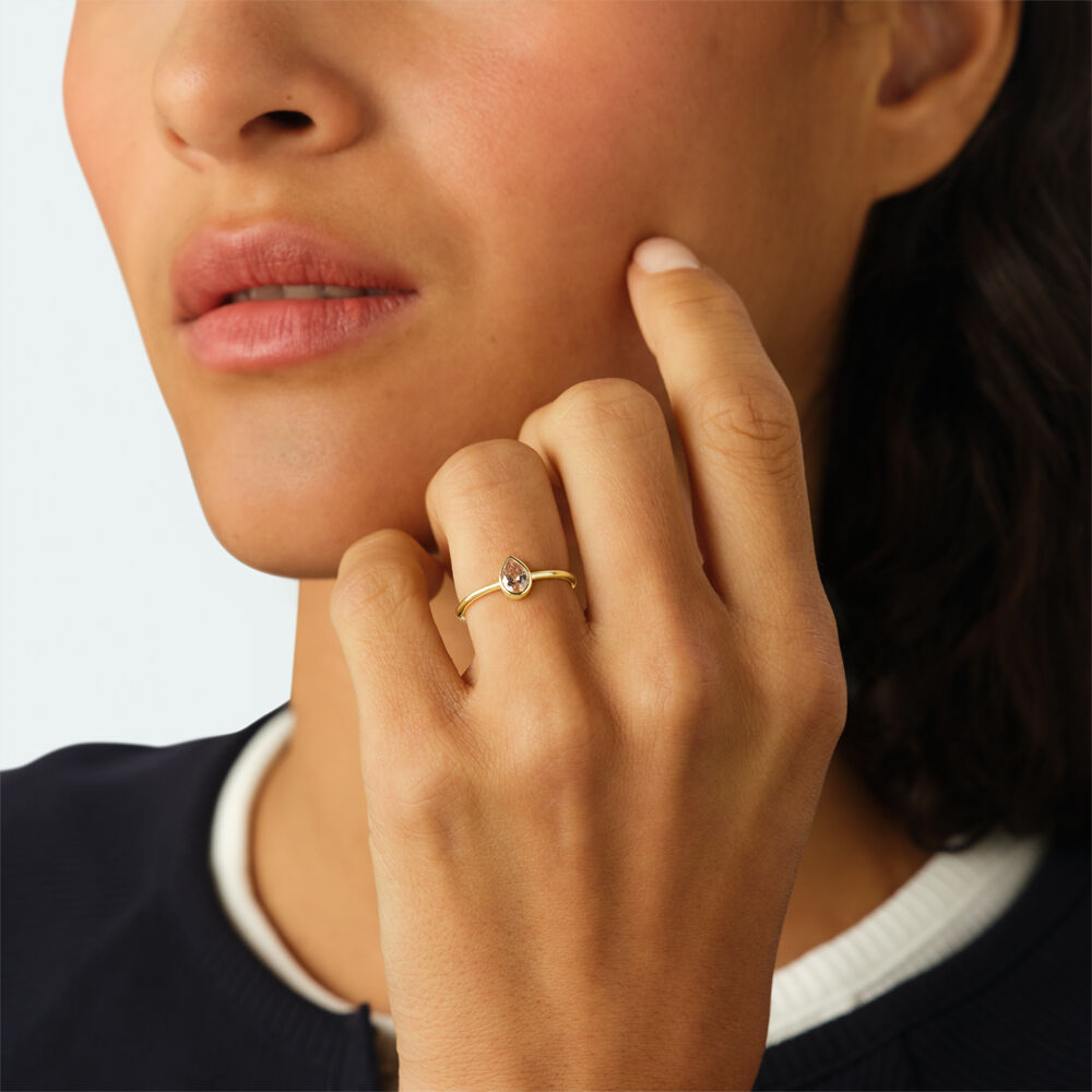 Anillo fino CANDY - Amarillo / Dorado - Anillos  | Agatha