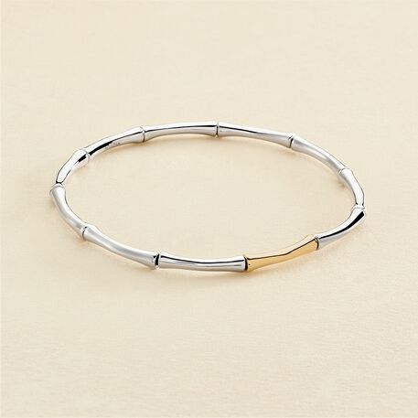 Pulsera de cadena BAMBOO - Plata / Oro - Pulseras  | Agatha