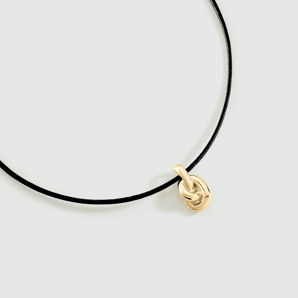 Collar corto LOULOU - Negro / Oro - Collar corto  | Agatha