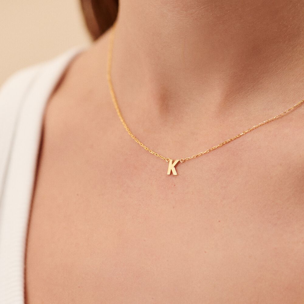 Collar corto ABC - Dorado - Collar corto  | Agatha