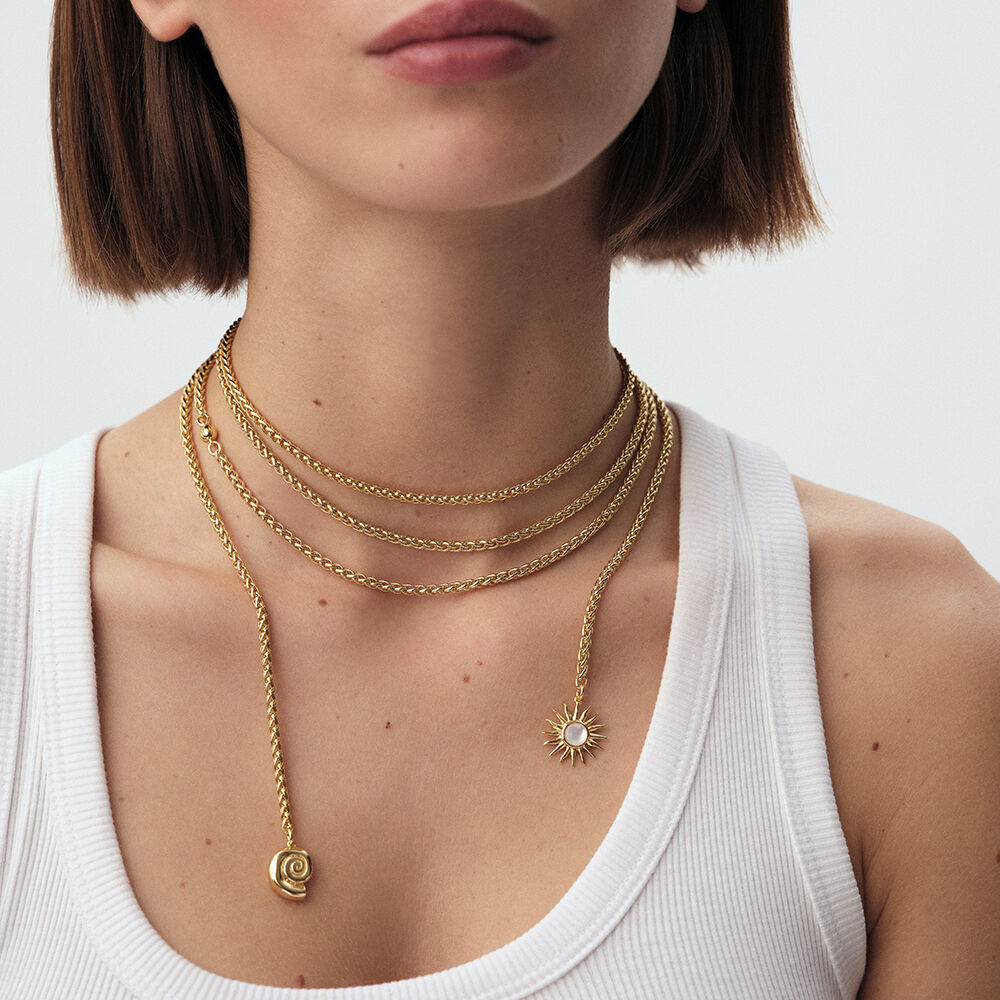 Collar largo TIARE - Dorado - Collar largo  | Agatha