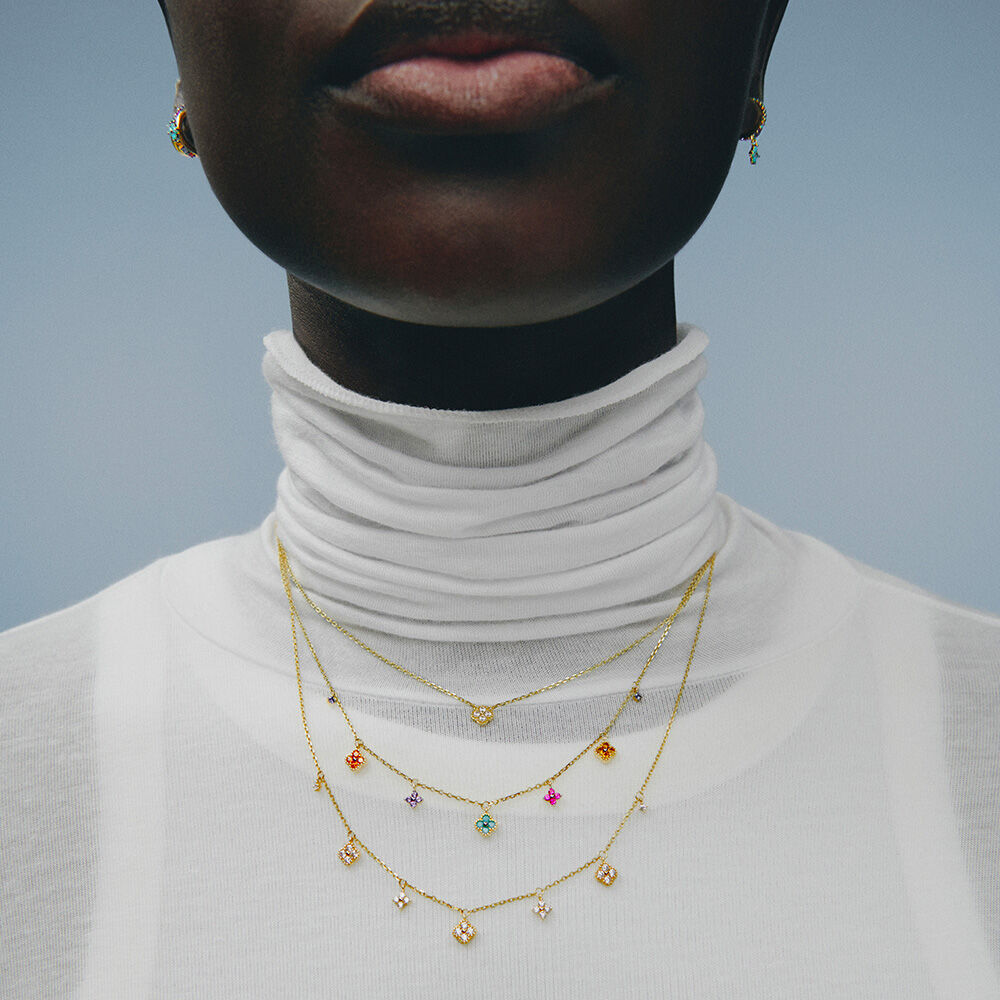 Collar corto BELOVED - Cristal / Dorado - Collar corto  | Agatha