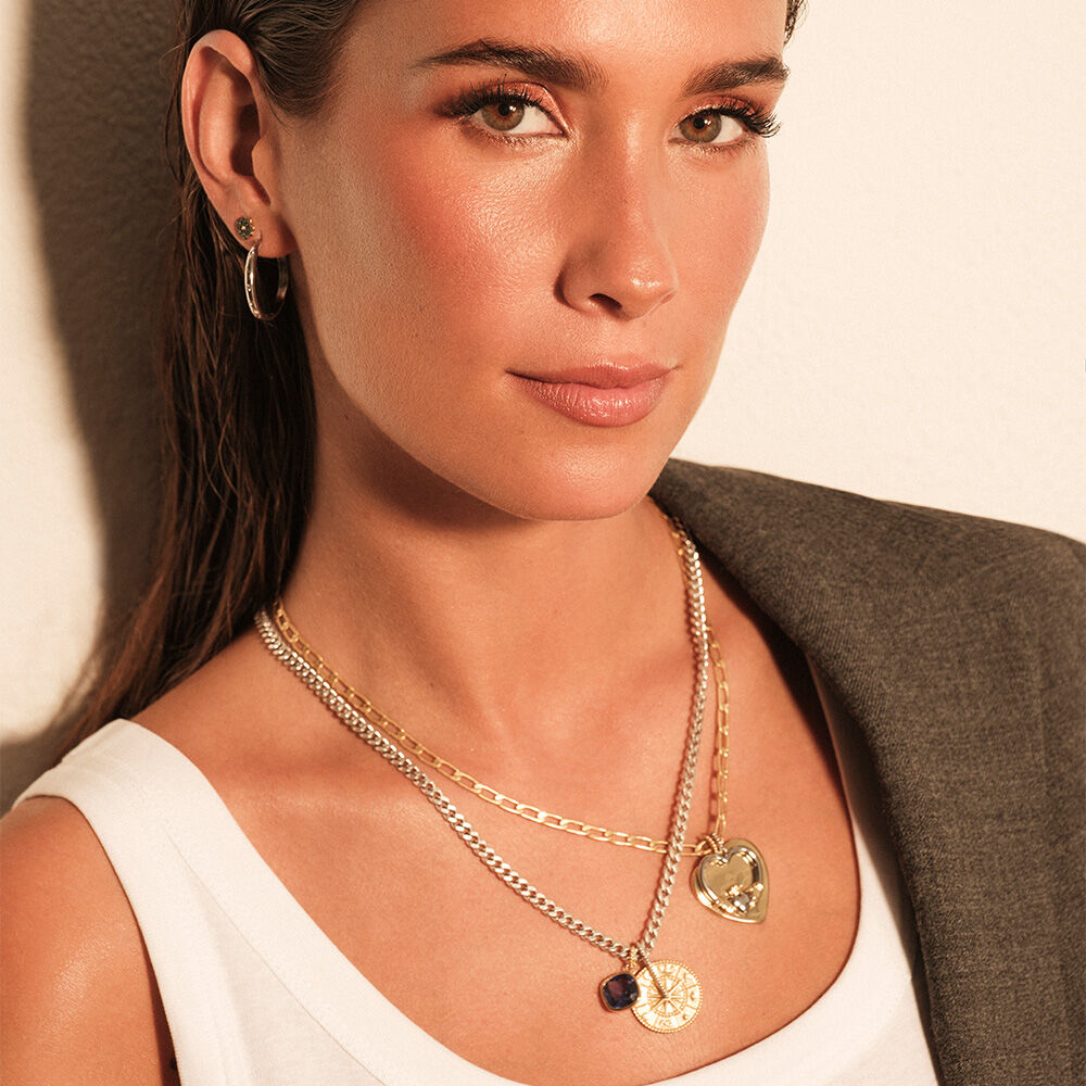 Collar midi GOURMET - Plateado - Cadena  | Agatha