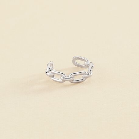 Anillo ajustable CHAIN - Plata - Anillos  | Agatha