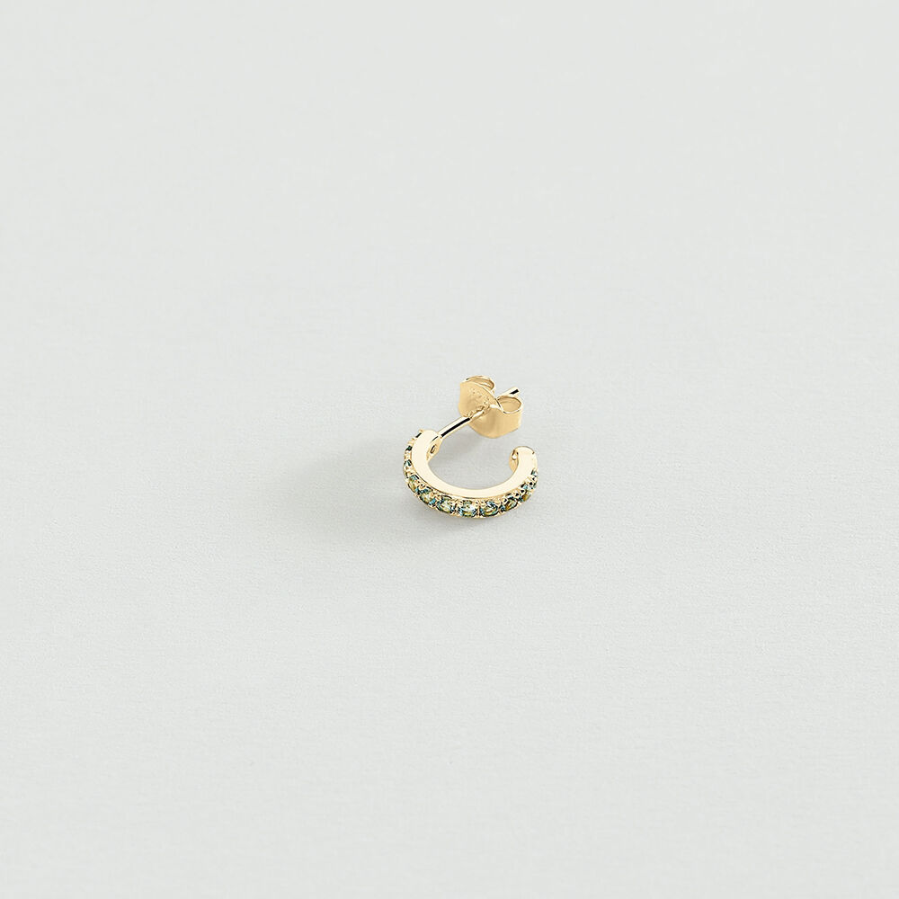 Piercing criolla PAVA - Turquesa / Oro - Piercings  | Agatha