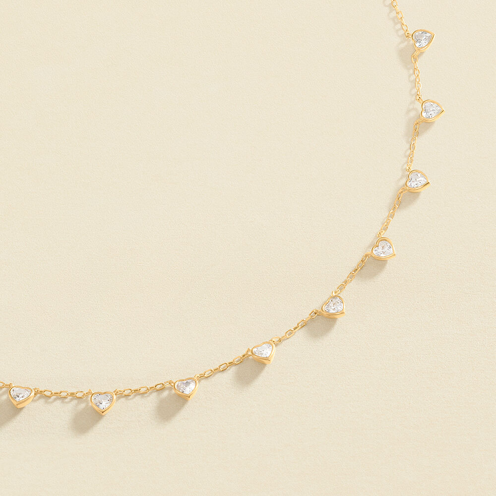 Collar corto ADOREE - Cristal / Dorado - Collar corto  | Agatha
