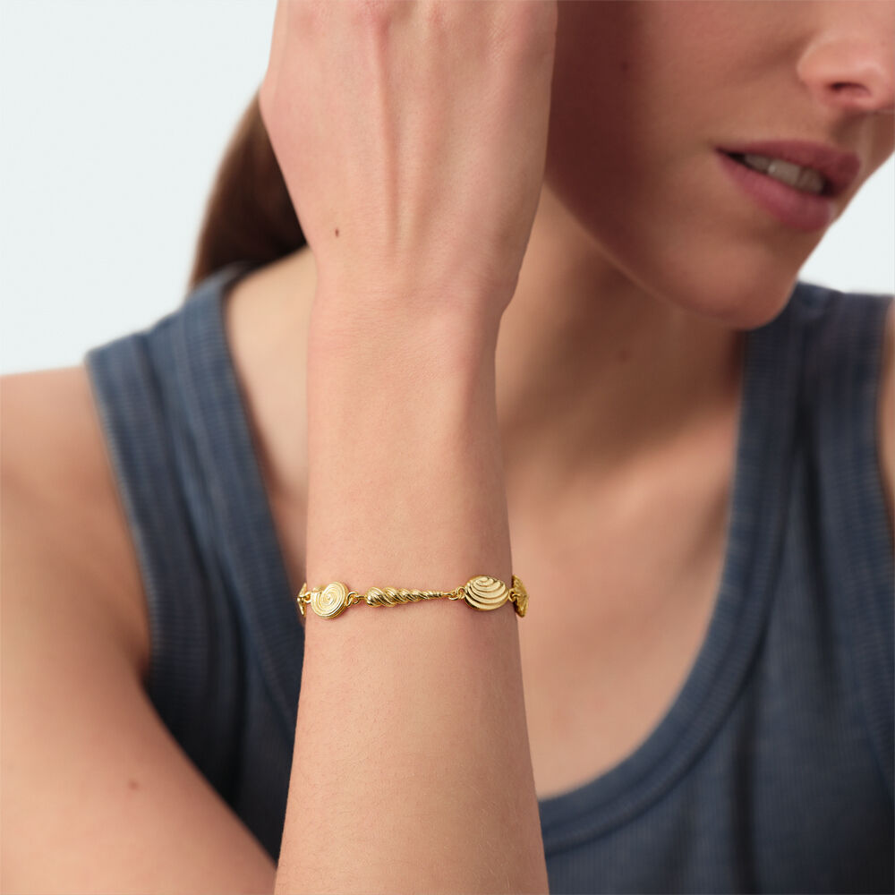 Pulsera de cadena CALYPSO - Dorado - Pulsera de cadena  | Agatha