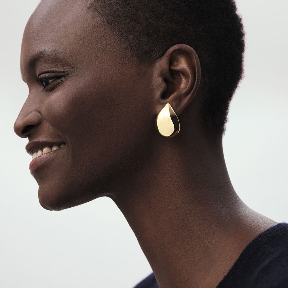 Pendientes largos DANAE - Dorado - Pendientes de fantas&iacute;a  | Agatha