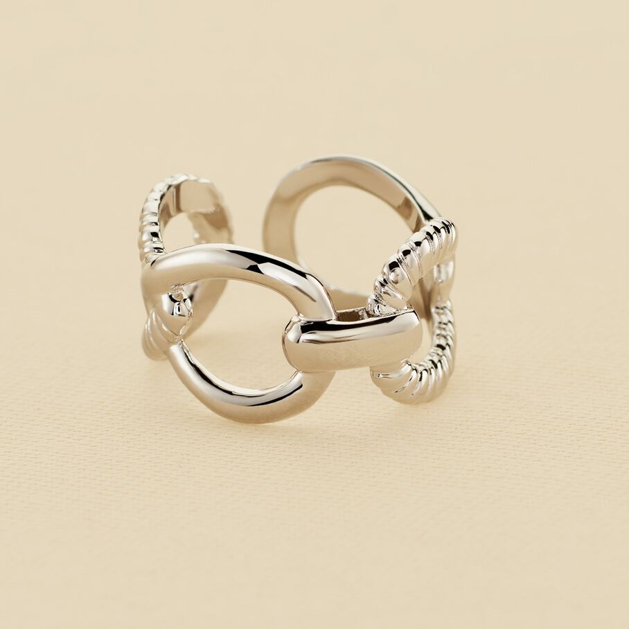 Anillo ajustable HARMONIE - Plata - Anillos  | Agatha