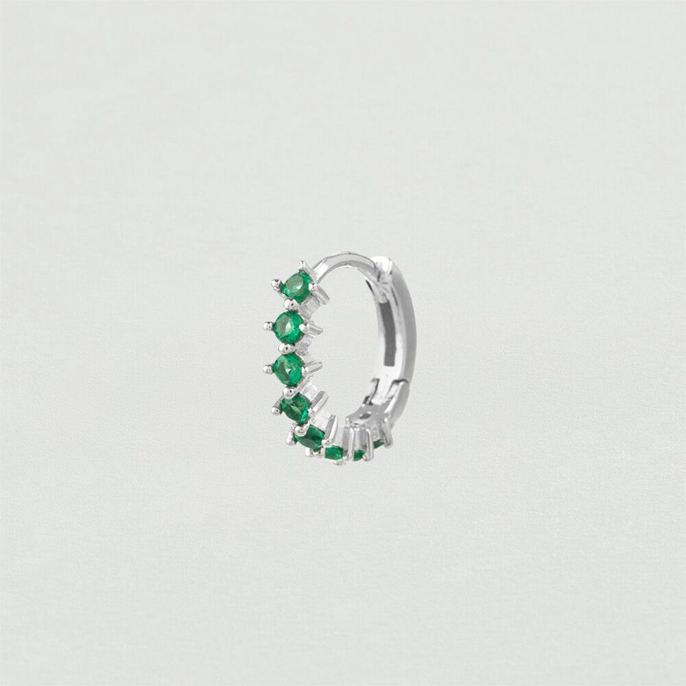 Piercing criolla RADIANTE - Verde - Piercings  | Agatha