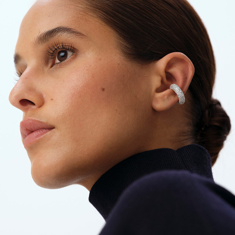 Earcuff DANAE - Cristal / Dorado - Pendientes  | Agatha
