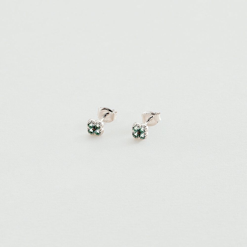 Pendientes cortos BELOVED - Turquesa / Plata - Pendientes cortos  | Agatha