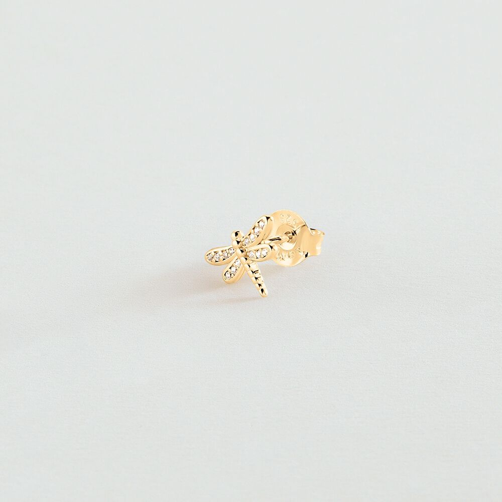 Piercing mini LIBELULA - Cristal / Dorado - Piercings  | Agatha