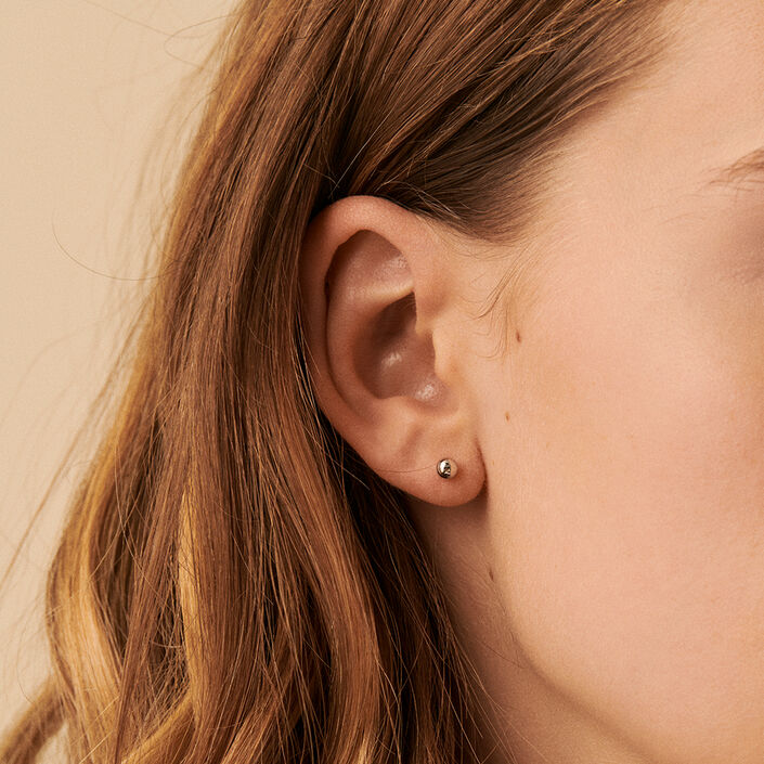Pendientes cortos BOUL - Plata - Pendientes  | Agatha