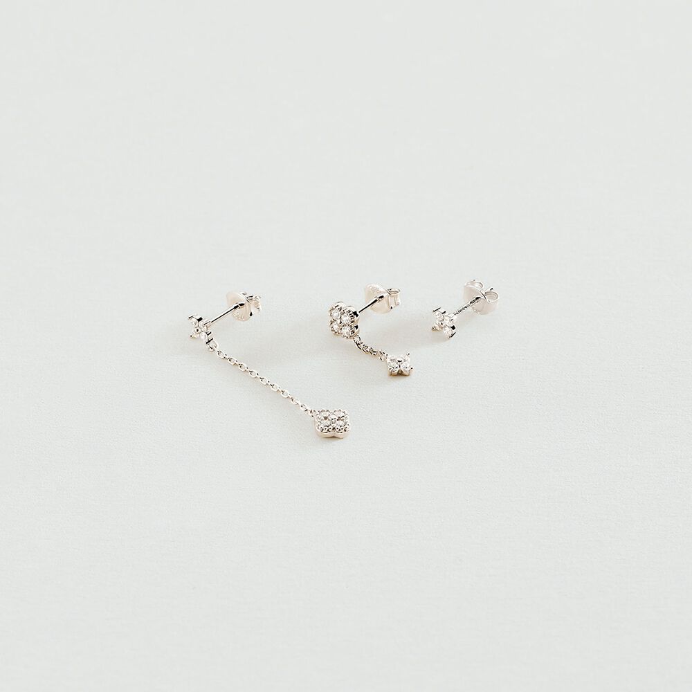 Piercing mini BELOVED - Cristal / Plateado - Piercings  | Agatha