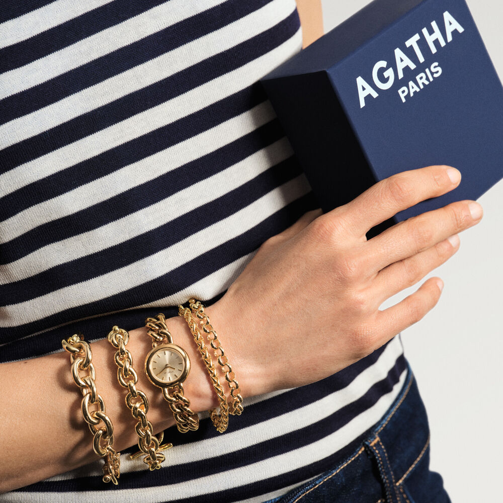 Pulsera de cadena LOULOU - Dorado - Pulsera de cadena  | Agatha