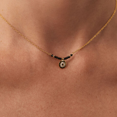 Collar corto CIAM - Negro / Oro - Collares  | Agatha