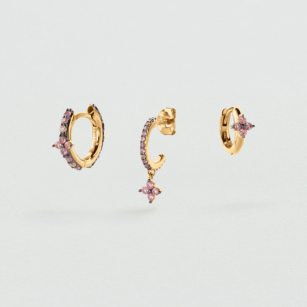 Set de pendientes MIX& MATCH - Rosa / Oro - Pendientes  | Agatha