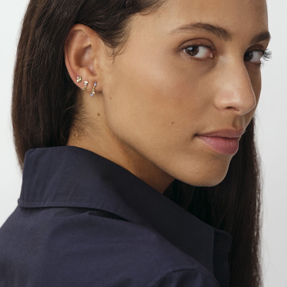 Piercing mini AMAS - Verde / Violeta - Piercings  | Agatha